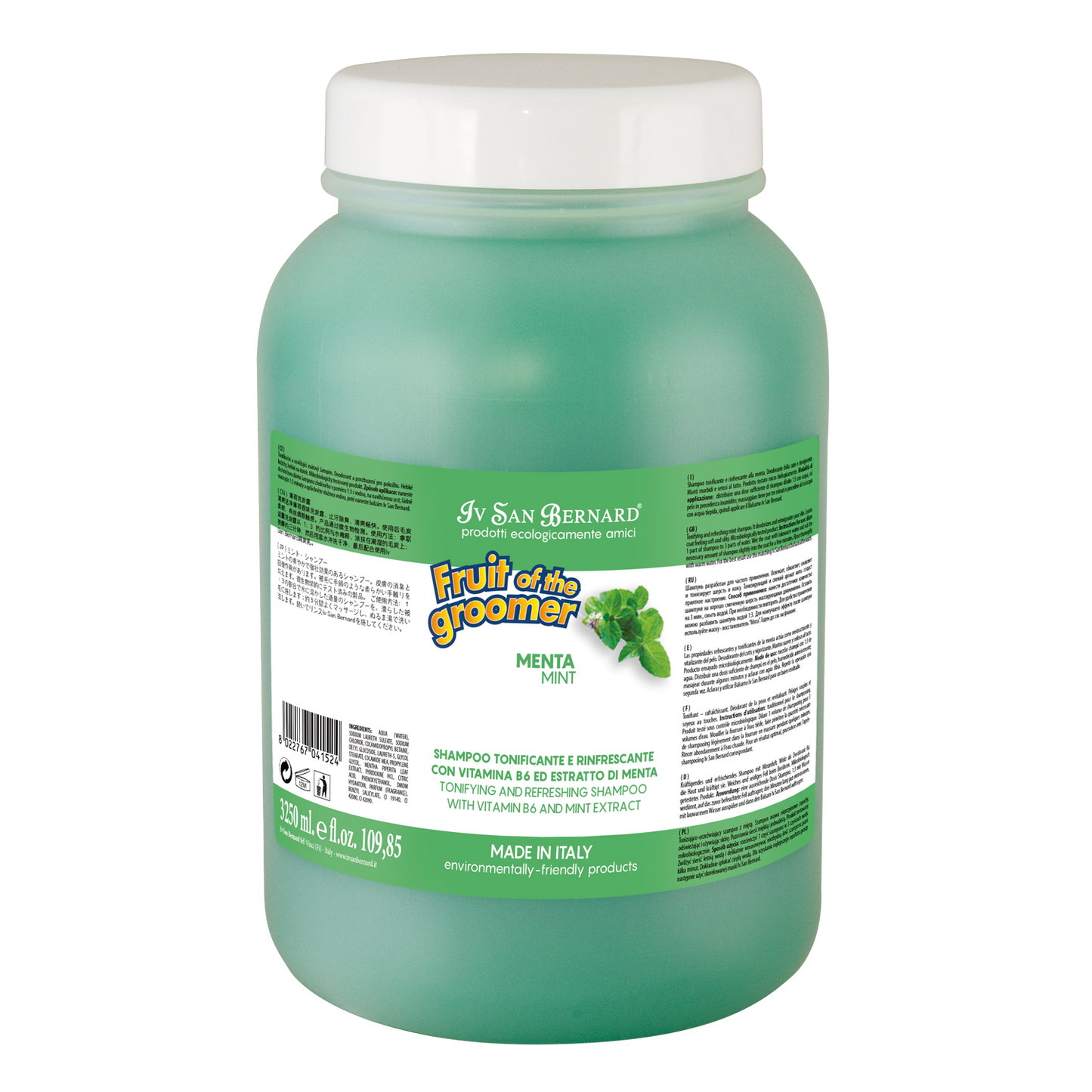 Myntu sjampó - hressandi virkni