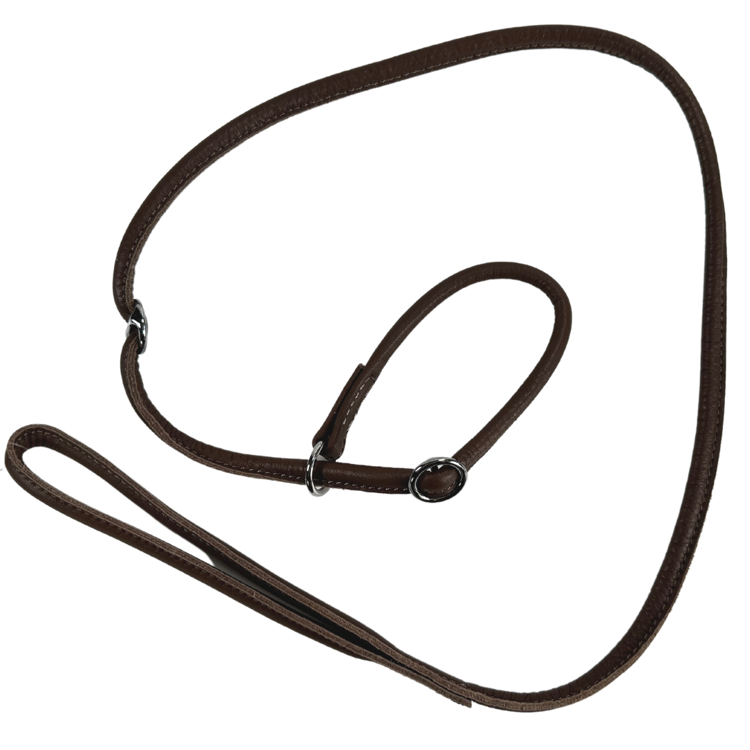 Leður sýningartaumur - 4 mm