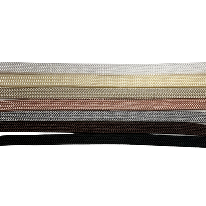 Sýningataumur - nælon með klemmu - 8 mm - 120 cm