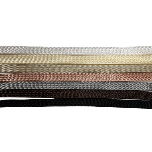 Sýningataumur - nælon með klemmu - 8 mm - 120 cm