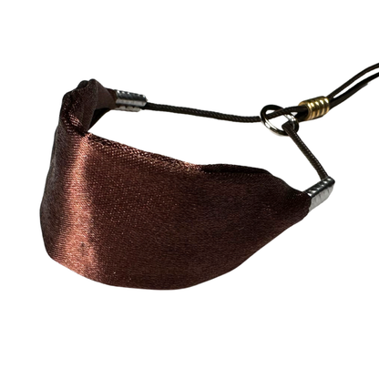 Sýningataumur með satín-hálsstykki