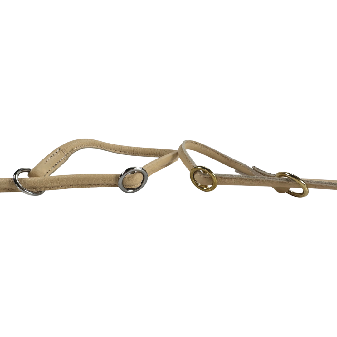 Leður sýningartaumur - 6 mm