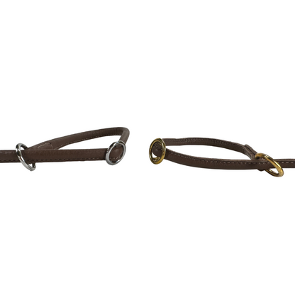 Leður sýningartaumur - 6 mm