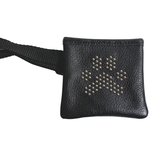 Nammibudda úr leðri - skreytt