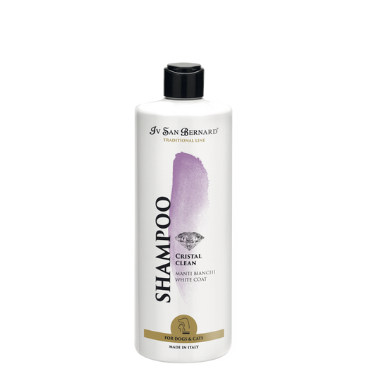 Cristal Clean Sjampó - fyrir hvítan og svartan feld